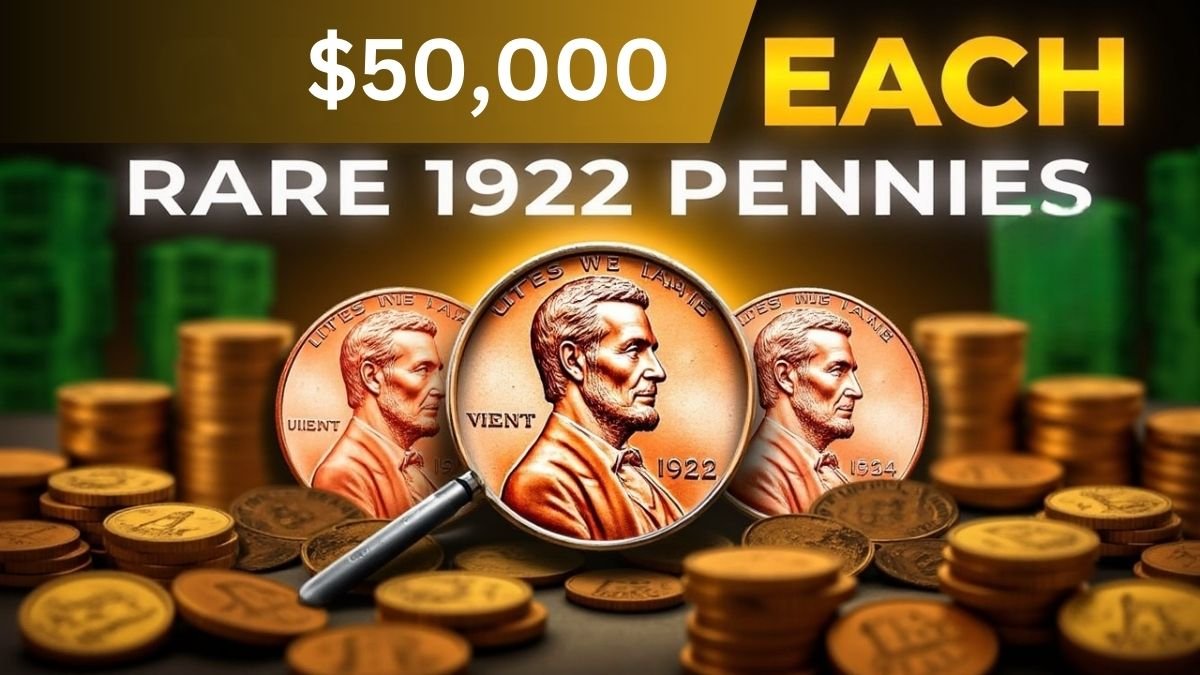 3 Rare 1922 Plain Pennies Worth Over $50,000 Each – Could You Have One