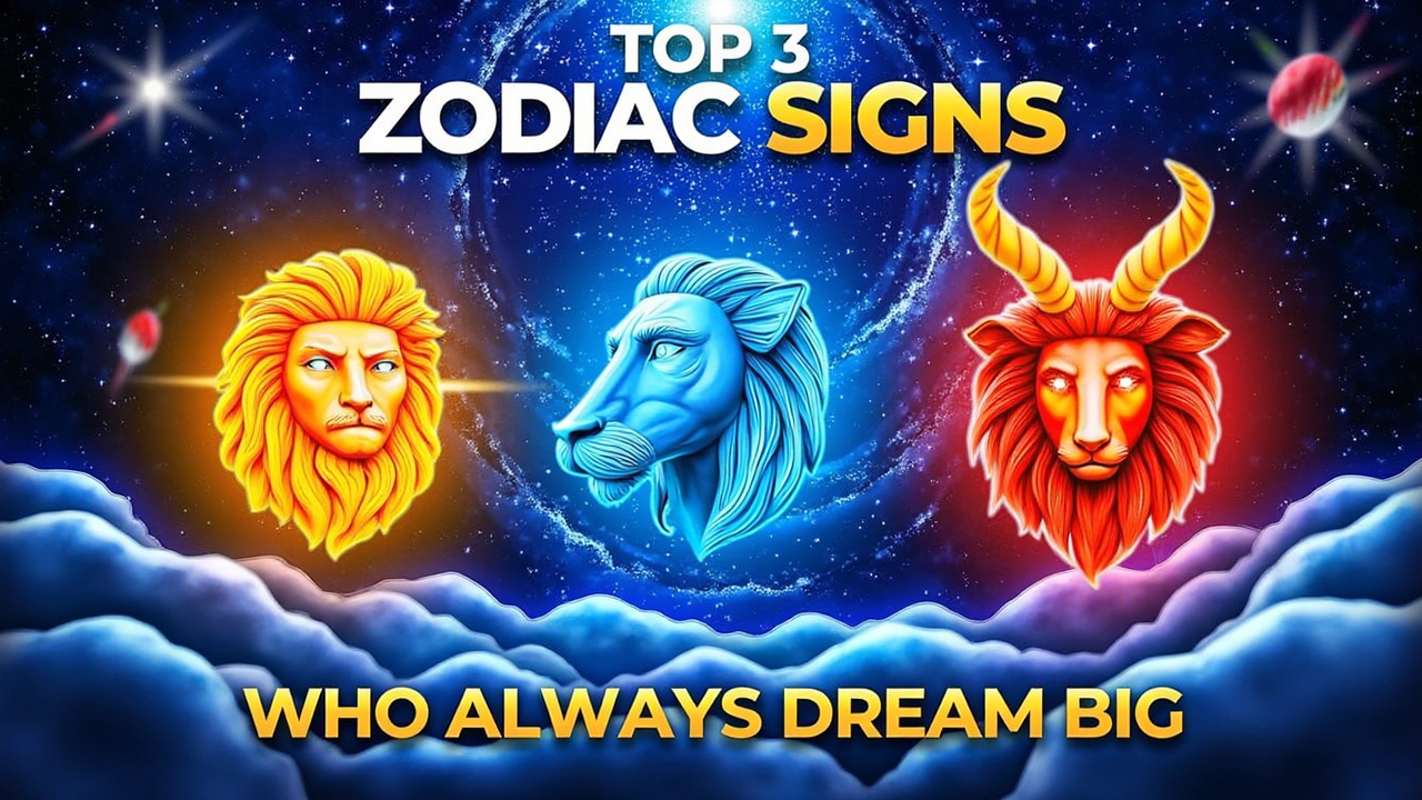 3 Zodiac Signs Who Always Dream Big