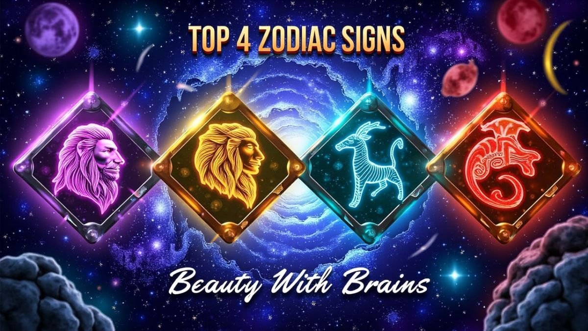 Top 4 Zodiac Signs Who Are Beauty with Brains