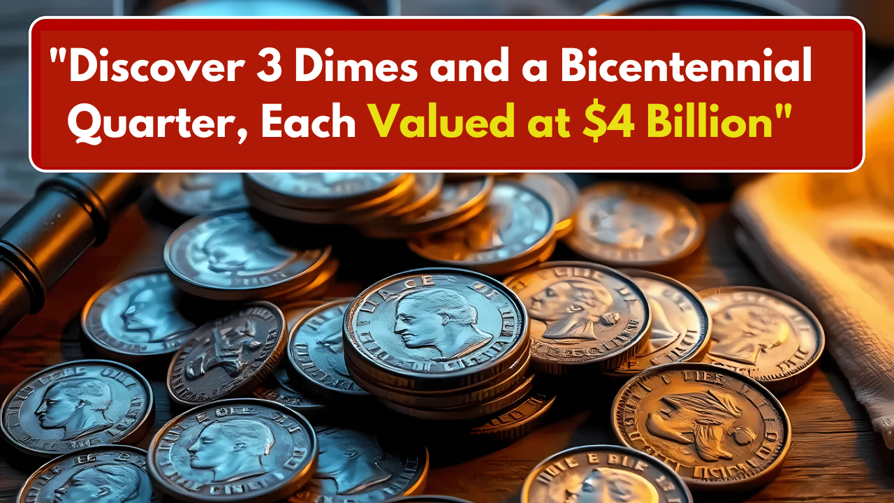 "Discover 3 Dimes and a Bicentennial Quarter, Each Valued at $4 Billion"