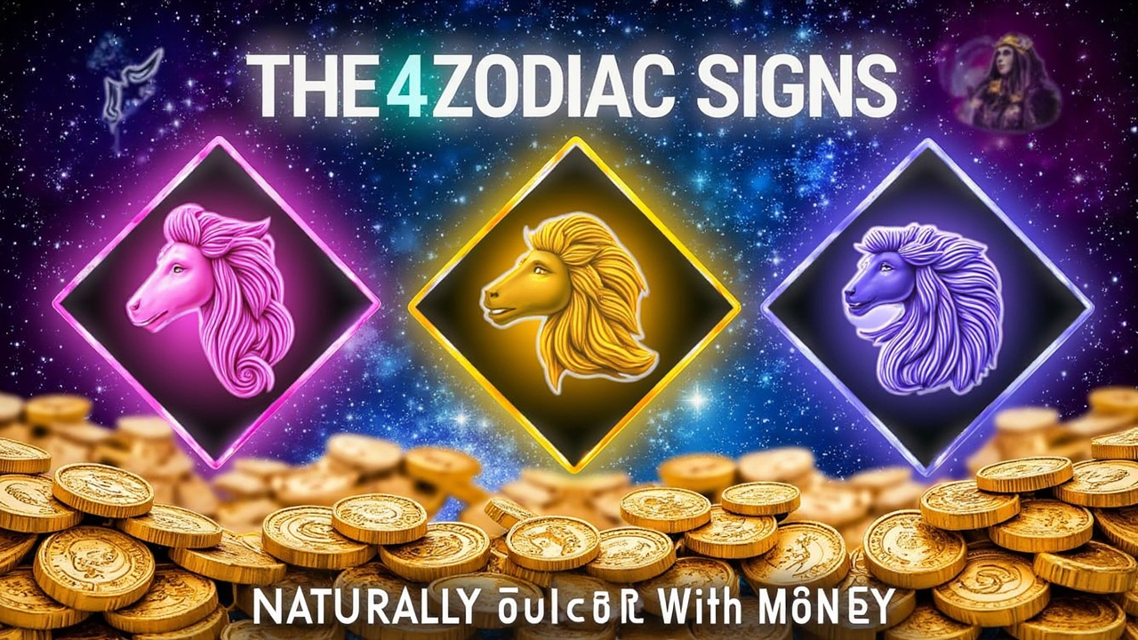 The 4 Zodiac Signs That Are Naturally Good With Money