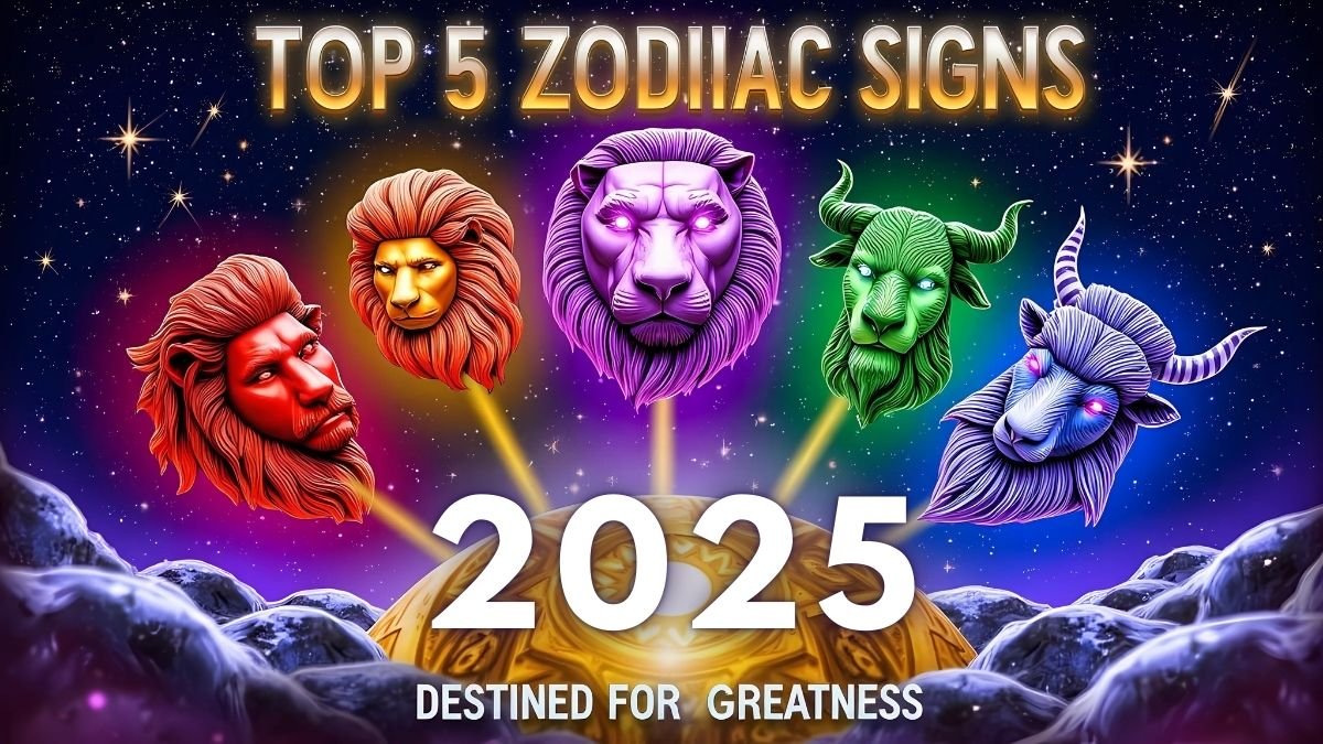 Top 5 Zodiac Signs Destined for Greatness in 2025