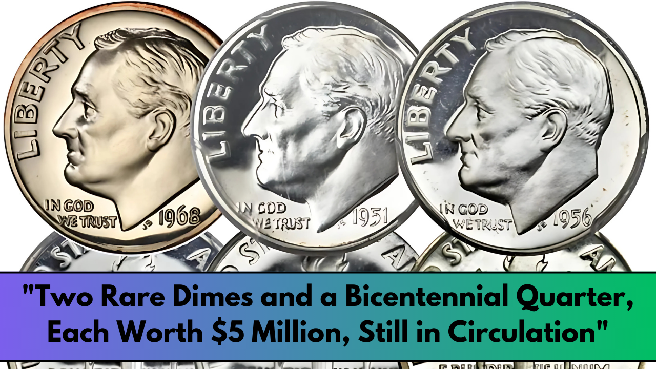 Two Rare Dimes and a Bicentennial Quarter, Each Worth $5 Million, Still in Circulation